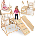 Centro de Juegos Infantil Mamabrum XL 5 en 1: Tobogán, Columpio, Escalada, Red y Escalera, Seguro para Niños, Apoya el Desarrollo Infantil