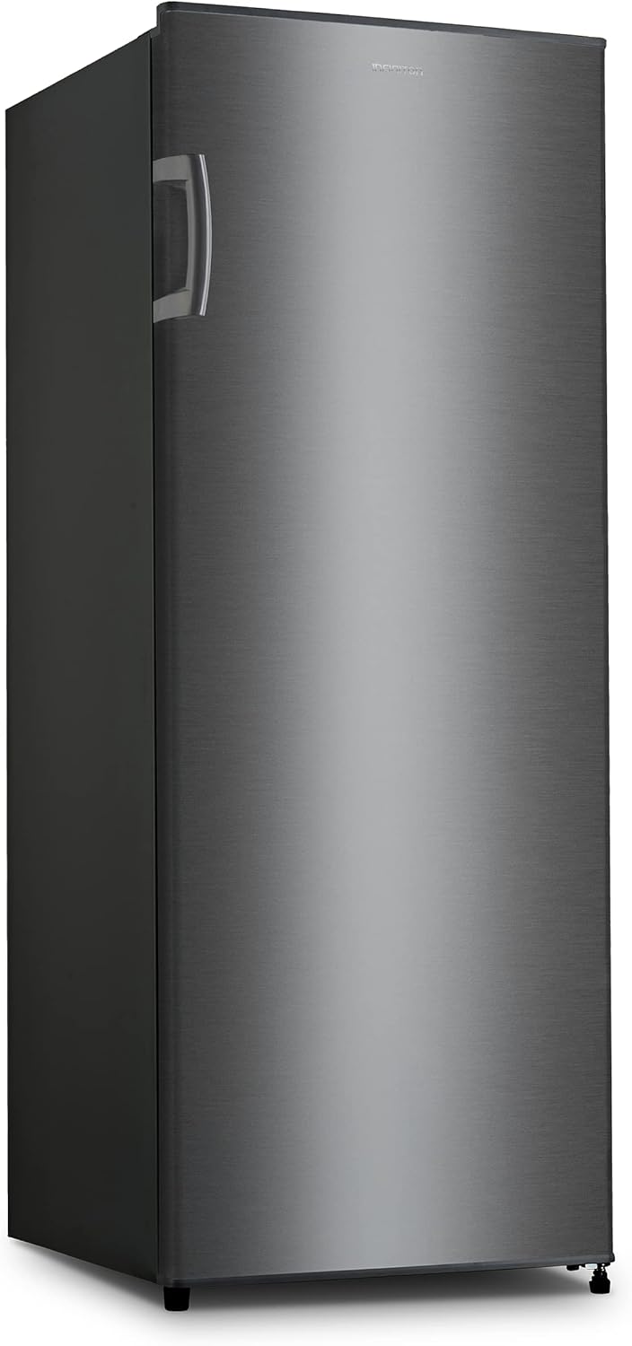 Congelador Vertical INFINITON 172L, Inoxidable, 6 Cajones, Tecnología Defrost