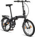 Bicicleta Plegable Licorne Phoenix 2D de Aluminio, 20'', Frenos de Disco, 7 Velocidades, Urbana