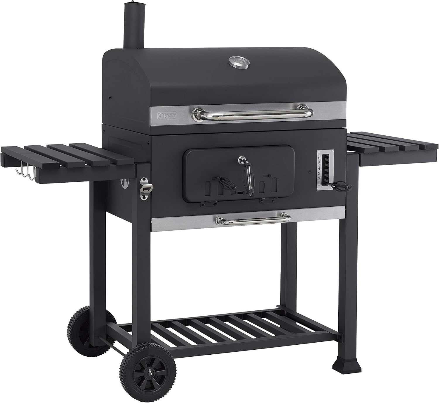 Tepro Toronto XXL Barbacoa con Amplia Superficie de Parrilla 71,5x46 cm