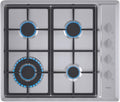 Cocina a Gas de Acero Inoxidable con 4 Quemadores