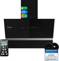 Campana Extractora KKT Kolbe 60cm 782 cbm/h, Vidrio Negro, WiFi, LED RGBW