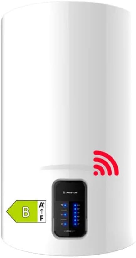 Calentador Eléctrico Ariston Lydos WiFi 100L con Control App y Alexa, Eficiencia Energética ECO EVO