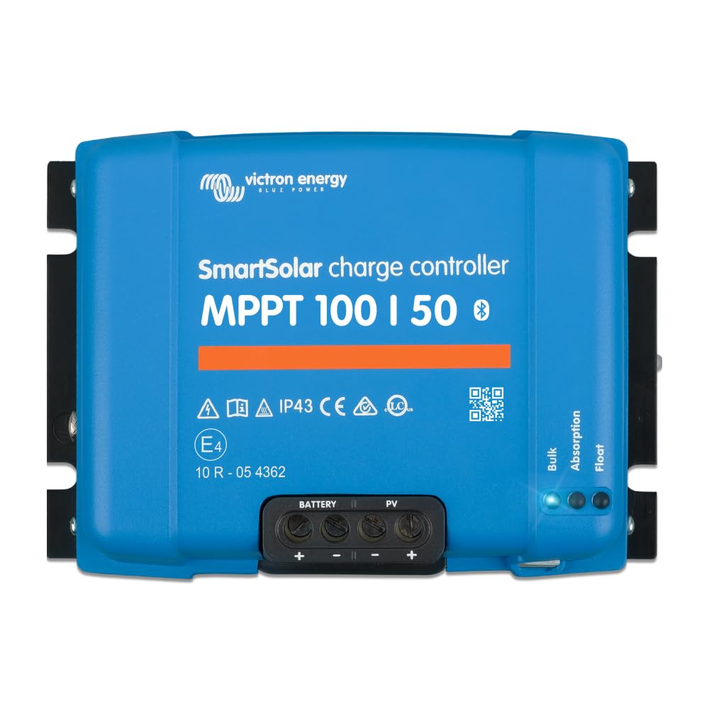 Controlador de Carga Solar Victron Energy SmartSolar MPPT 100V 50A con Bluetooth para 12/24V