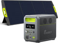 Estación de Energía Portátil FOSSIBOT F1200 1024Wh con Panel Solar 200W, Batería LiFePO4 1200W, Carga Rápida en 49 Minutos, Control mediante APP