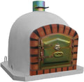 Horno de Leña Moruno 100cm para Asados y Pizzas con Puerta de Hierro y Termómetro