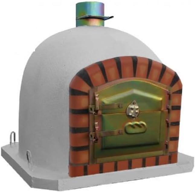 Horno de Leña Moruno 100cm para Asados y Pizzas con Puerta de Hierro y Termómetro