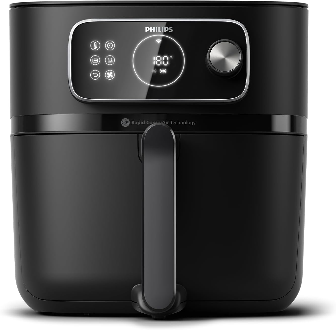Freidora de Aire Philips Combi Serie 7000 XXL - 8,3 L, 22 en 1, WiFi, 99% Menos Grasa, Tecnología Rapid CombiAir, Incluye App HomeID, Color Negro