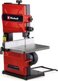 Einhell Sierra de Banda TC-SB 200/1, Corte Preciso sin Herramientas, Mesa Inclinable, Tope Paralelo y Guía con Rodamiento