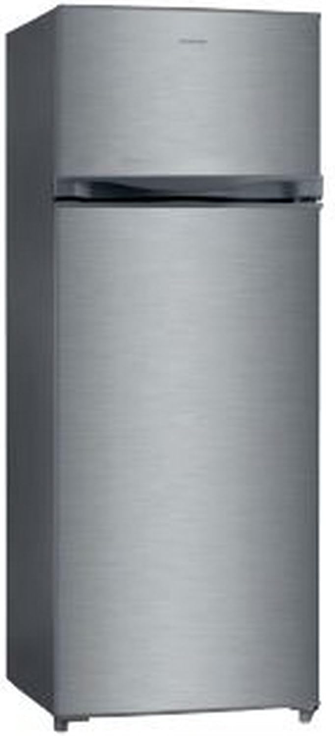 Frigorífico de Doble Puerta Infiniton 143 cm, 204 L, Clase E, Acero Inoxidable