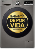 Lavadora Inteligente LG 10kg, AI Direct Drive, TurboWash 360º, 1400rpm, Carga Frontal, Eficiencia A, Inox Grafito