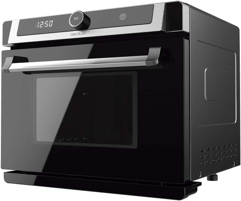 Horno de Vapor Multifunción Cecotec 40L Bake&Steam 4000 Combi Gyro, 2400W, 3 en 1: Vapor, Convección y Freidora sin Aceite, Autolimpieza, 7 Modos de Cocina