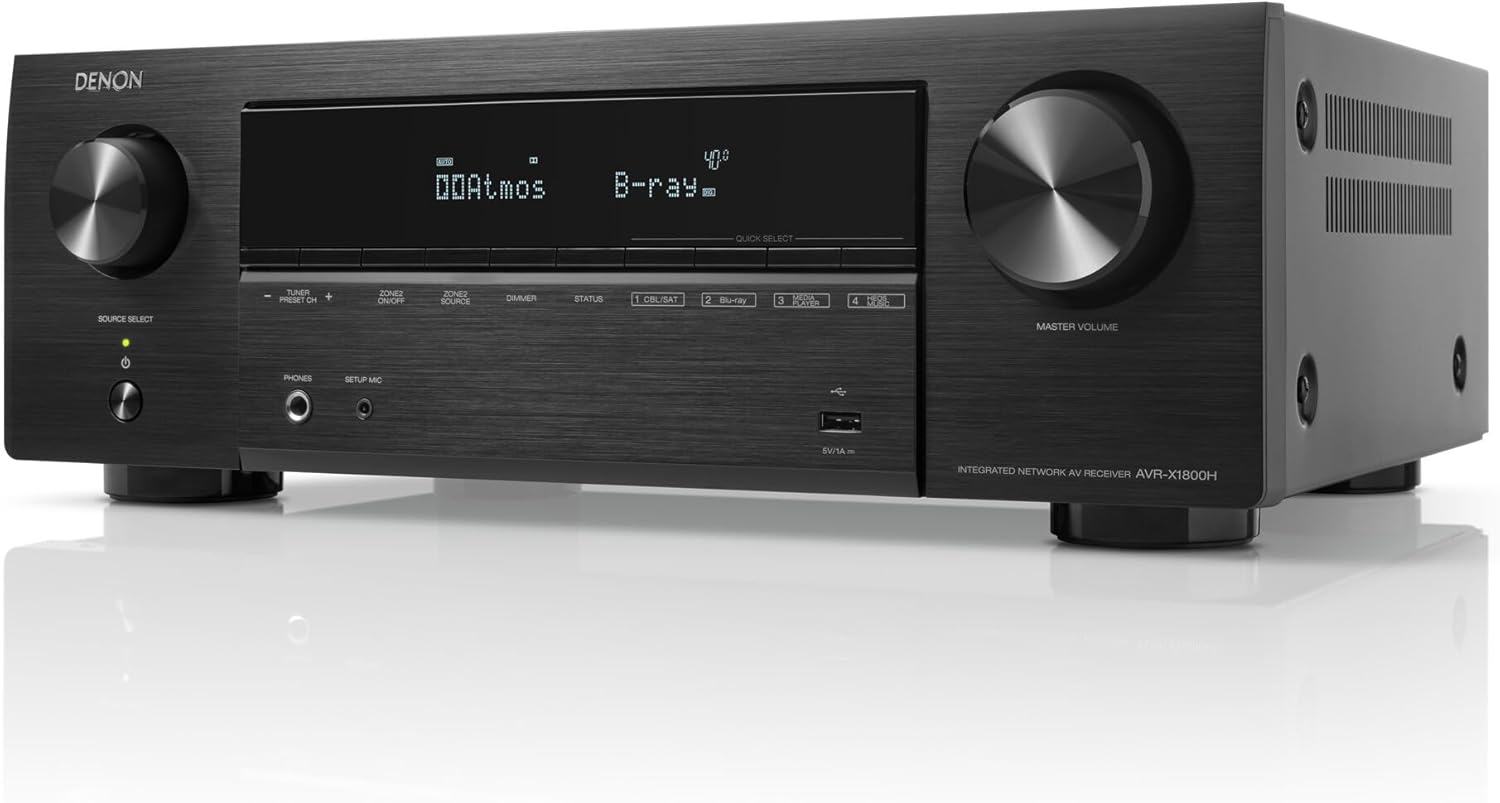 Receptor Home Cinema Denon AVR-X1800H con Bluetooth