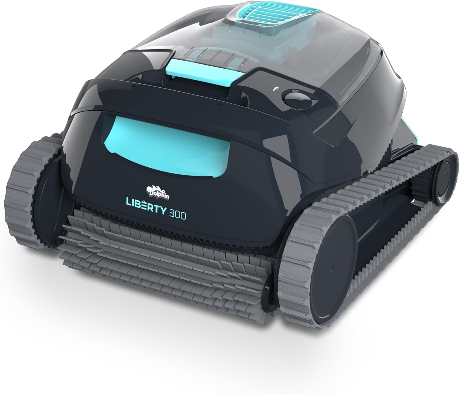 Robot Limpiafondos Dolphin Liberty 300 con Modo Eco y Filtro Combinado, Ideal para Piscinas de Hasta 10m