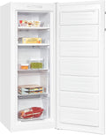 Congelador Vertical No-Frost 161L Clase C Blanco con Puerta Reversible y Alarma