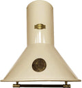 Campana extractora retro Kaiser 60 cm, 3 velocidades, 910 m³/h, LED, marfil