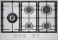 Encimera de Gas Bosch Serie 4, 4 Fuegos, Sistema de Seguridad GasStop, Color Blanco