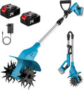 Motoazada Eléctrica 21V con Doble Batería 4.0Ah, Motor Sin Escobillas, Pantalla LED, 20 cm Ancho, 16 cm Profundidad