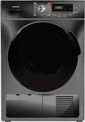 Infiniton Secadora 8 Kg Condensación, Antiarrugas, Inicio Programado 24h, Energía Clase B, Acabado Inox, Pantalla LED
