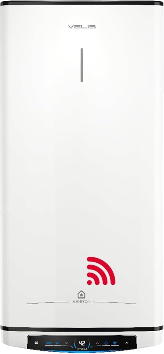 Termo Eléctrico Ariston Velis Pro Wifi 50L, Control Alexa, Calentamiento Rápido