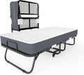 Cama Supletoria 90x200 cm con Colchón Viscoelástico de 13 cm para Invitados