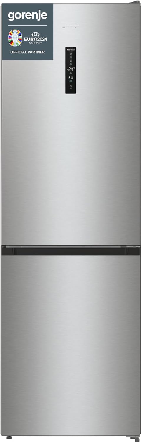Frigorífico Gorenje NRK 619 DA2XL4 NoFrost con Tecnología Multiflow y AdaptTech, 185 cm, Acero