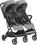 Cochecito Doble Inglesina Twin Sketch Gris, Ultraligero y Compacto para Gemelos, Hasta 15 kg