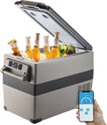 Mini Nevera para Coche VEVOR 55L, Refrigerador y Congelador Portátil -20°C a 10°C, Ideal para Camping y Viajes