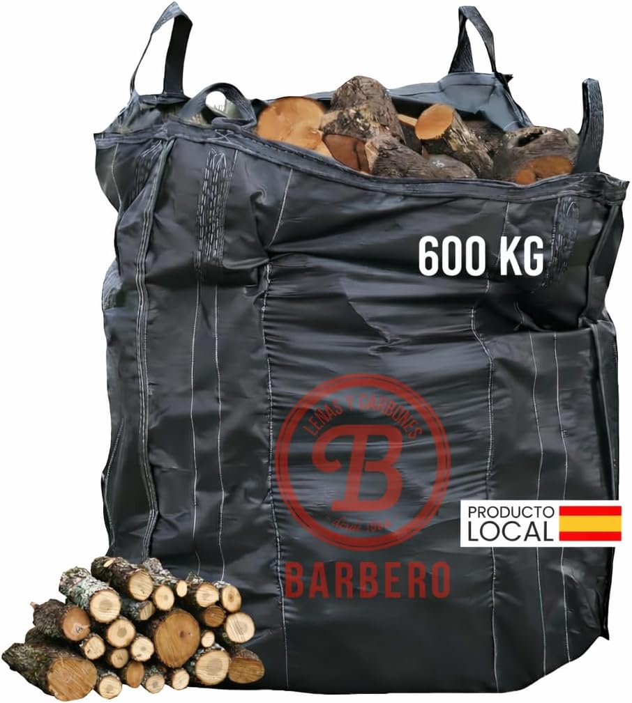 Leña de Encina 600kg - Alta Calidad para Chimeneas y Estufas
