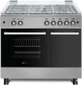 Cocina a Gas Solthermic de Acero Inoxidable con 5 Quemadores y Horno