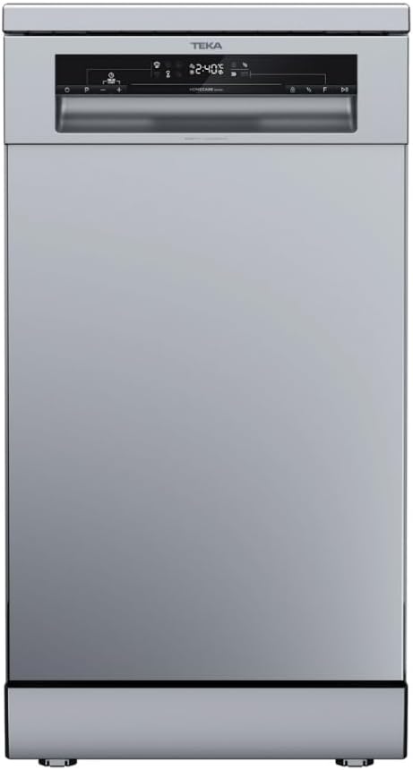 Lavavajillas Teka 45 cm, 9 Cubiertos, LED, 6 Programas, Acero Inoxidable