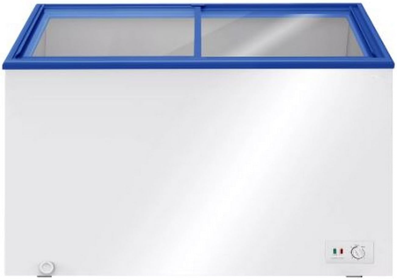 Arcón Congelador Industrial INFINITON 309L, Puerta Plana, Control Mecánico, Clase D, Ruedas y Llave
