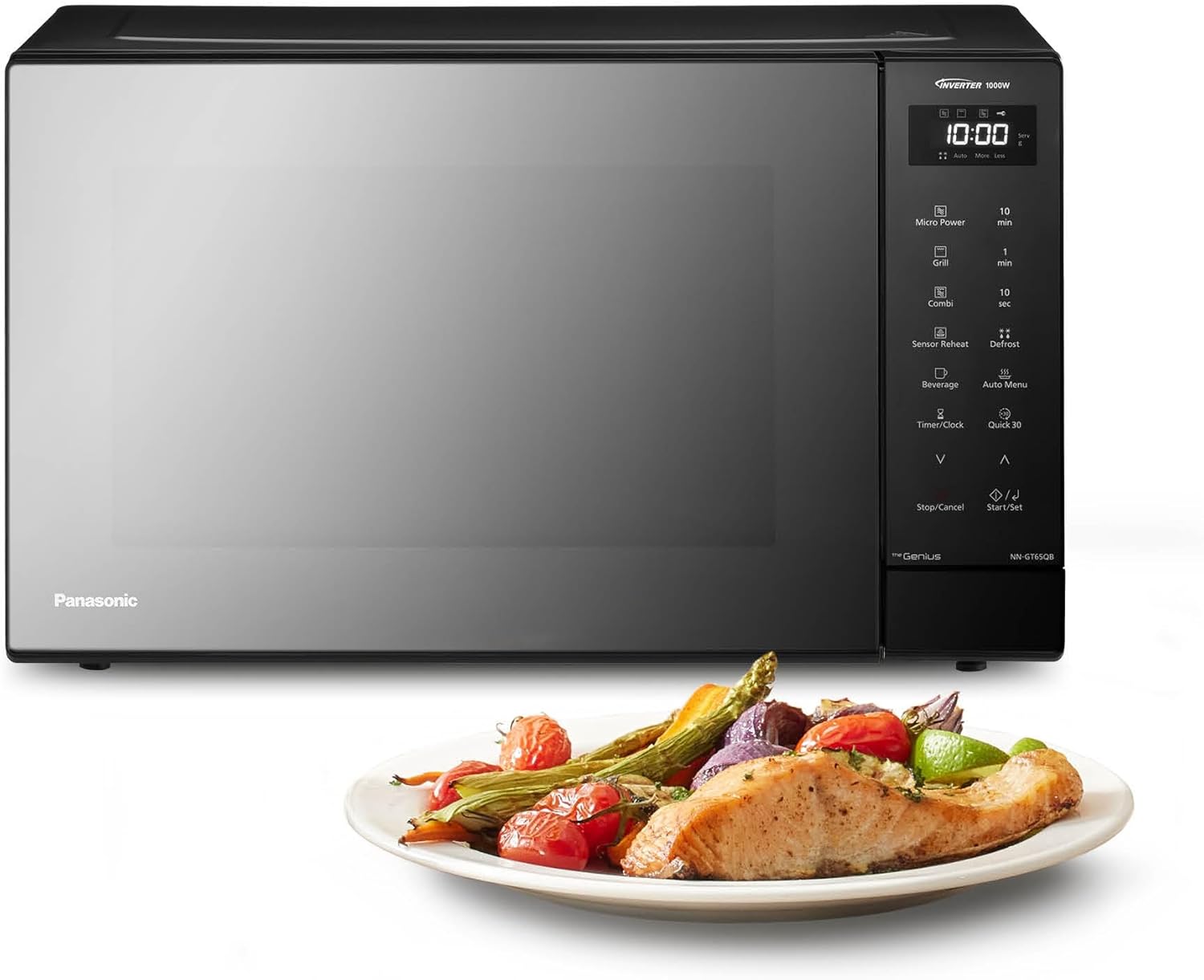 Horno Microondas Panasonic 31L con Grill y Turbo Descongelación